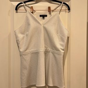 Banana Republic striped blouse with  spaghetti straps size 6